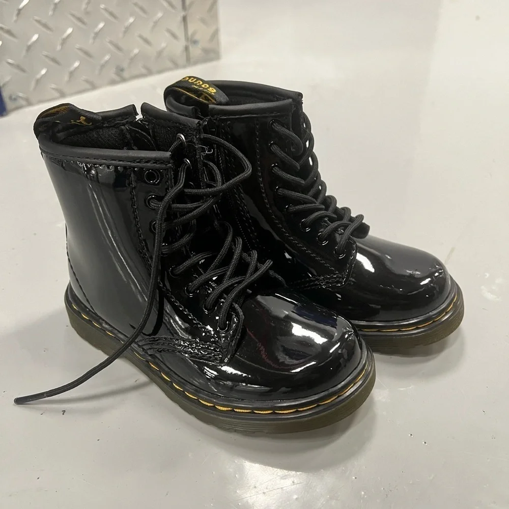 Dr. Martens Kids Black Boots